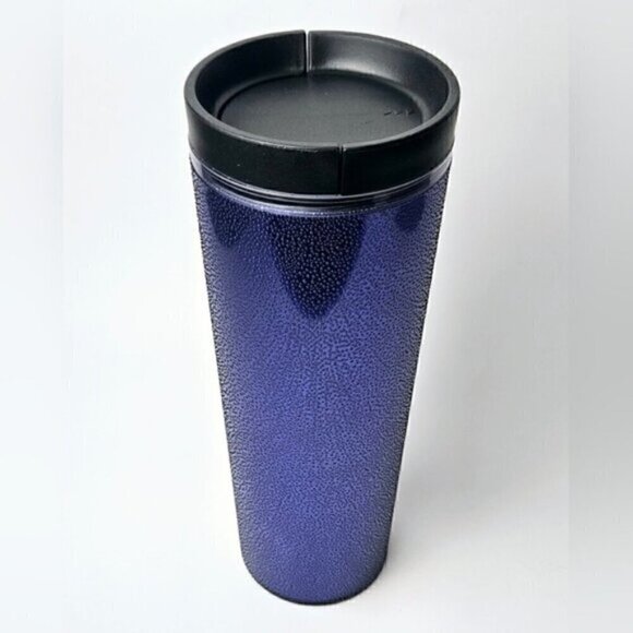 ☕ Starbucks 2013 Blue Stainless Steel Travel Tumbler 16oz Rare Collector - Picture 3 of 9